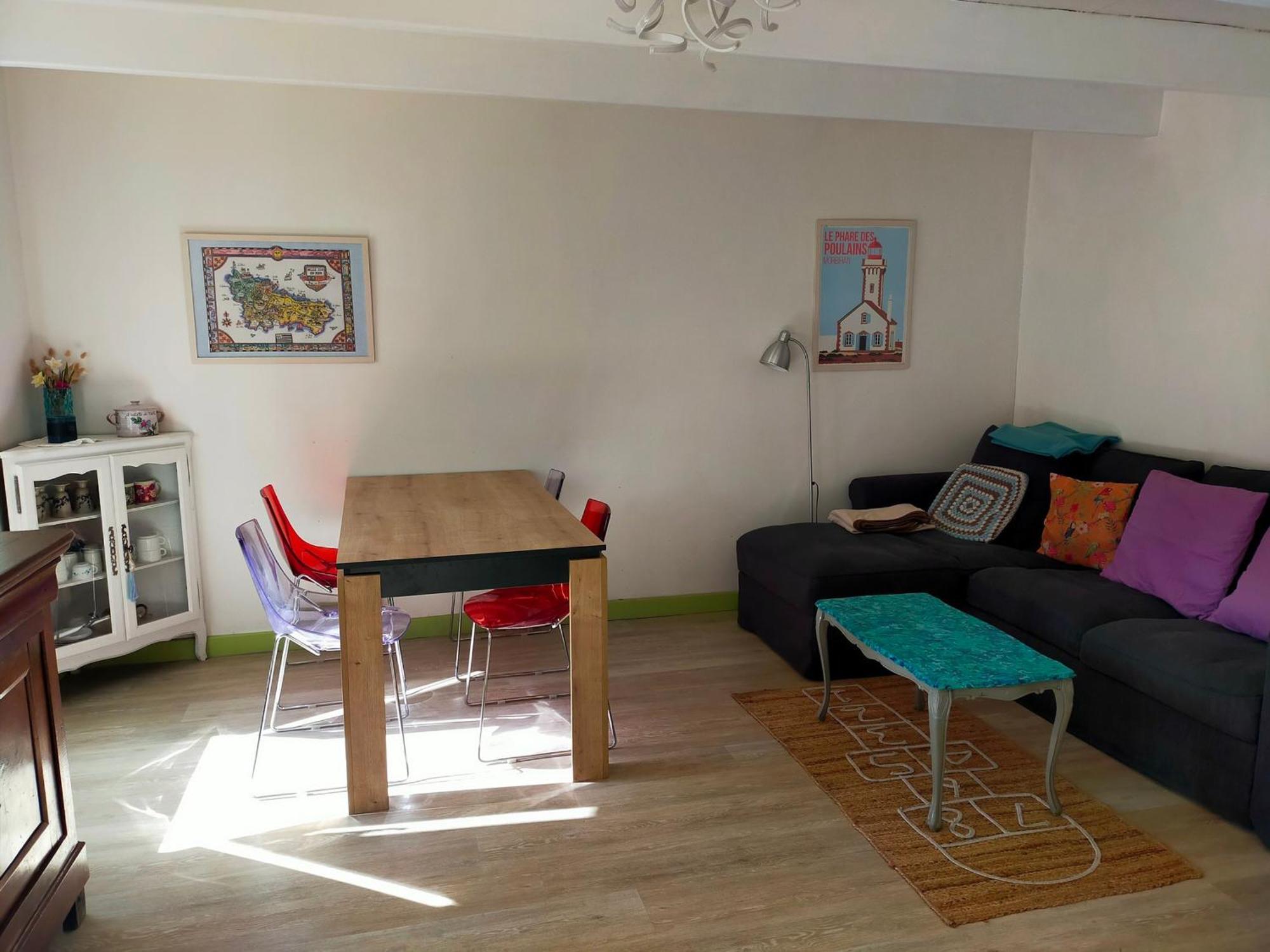 Maison Cosy Avec Jardin, Centre De Sauzon, 200M Du Port, 3 Chambres, Wifi, Terrasse Et Barbecue - Fr-1-418-211 Esterno foto